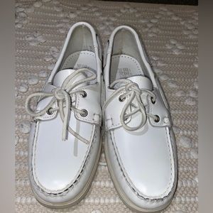 SEBAGO White Dockside Portland Loafers